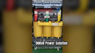 Three Phase 350KVA 380V To 220V Voltage Transformer