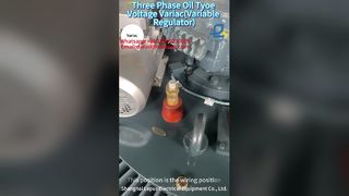 Oil Type 3 Phase Variac Transformer