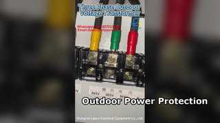 Rainproof three phase high precision voltage transformer