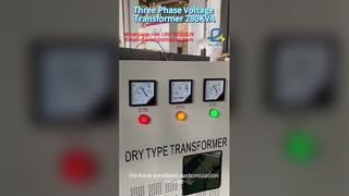 280KVA 3 Phase With Switch Isolation Voltage Transformer