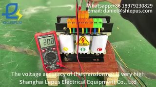 Three phase 2KVA 208v to 440v 480v multiple sets output voltage transformer